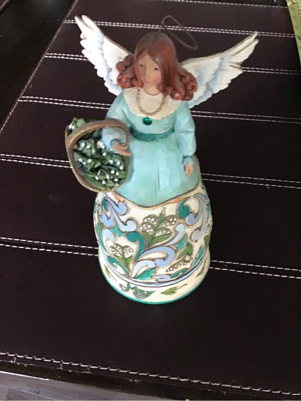 Jim Shore May Angel with Green Accents
